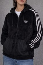 Chaqueta Adidas Fleece Classic Black