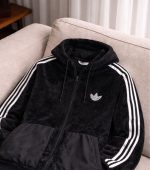 Chaqueta Adidas Fleece Classic Black - Imagen 3
