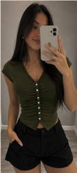 Blusa Linea V