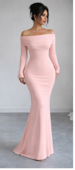 Vestido Largo Blush - Imagen 2