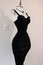 Vestido Largo Bordeaux - Imagen 3
