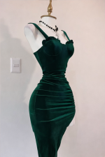 Vestido Largo Bordeaux