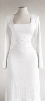 Vestido Largo Celeste Form - Imagen 4